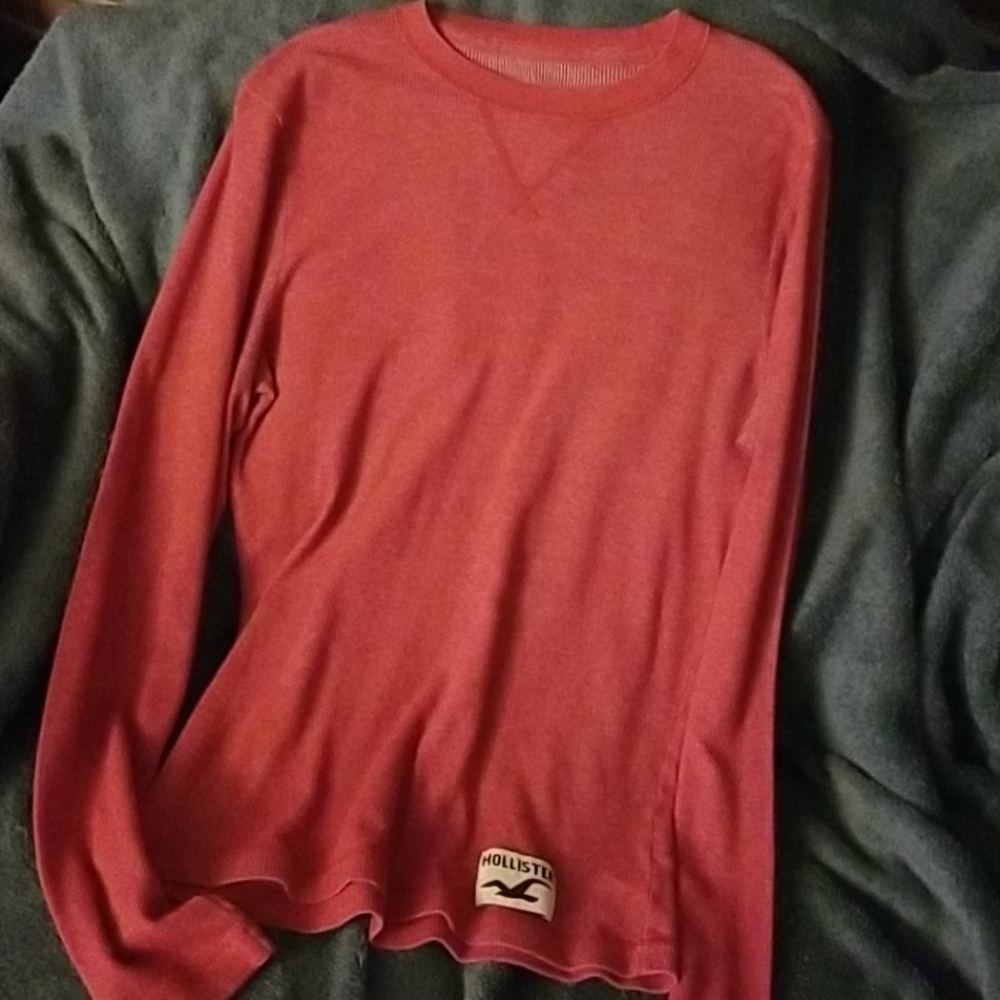 Men's Red Henley